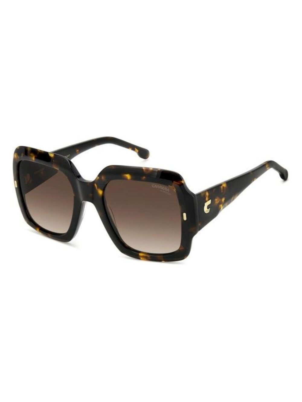 New Carrera Women's Sunglasses Havana Square Brown Lens Acetate Frame Race RACE
